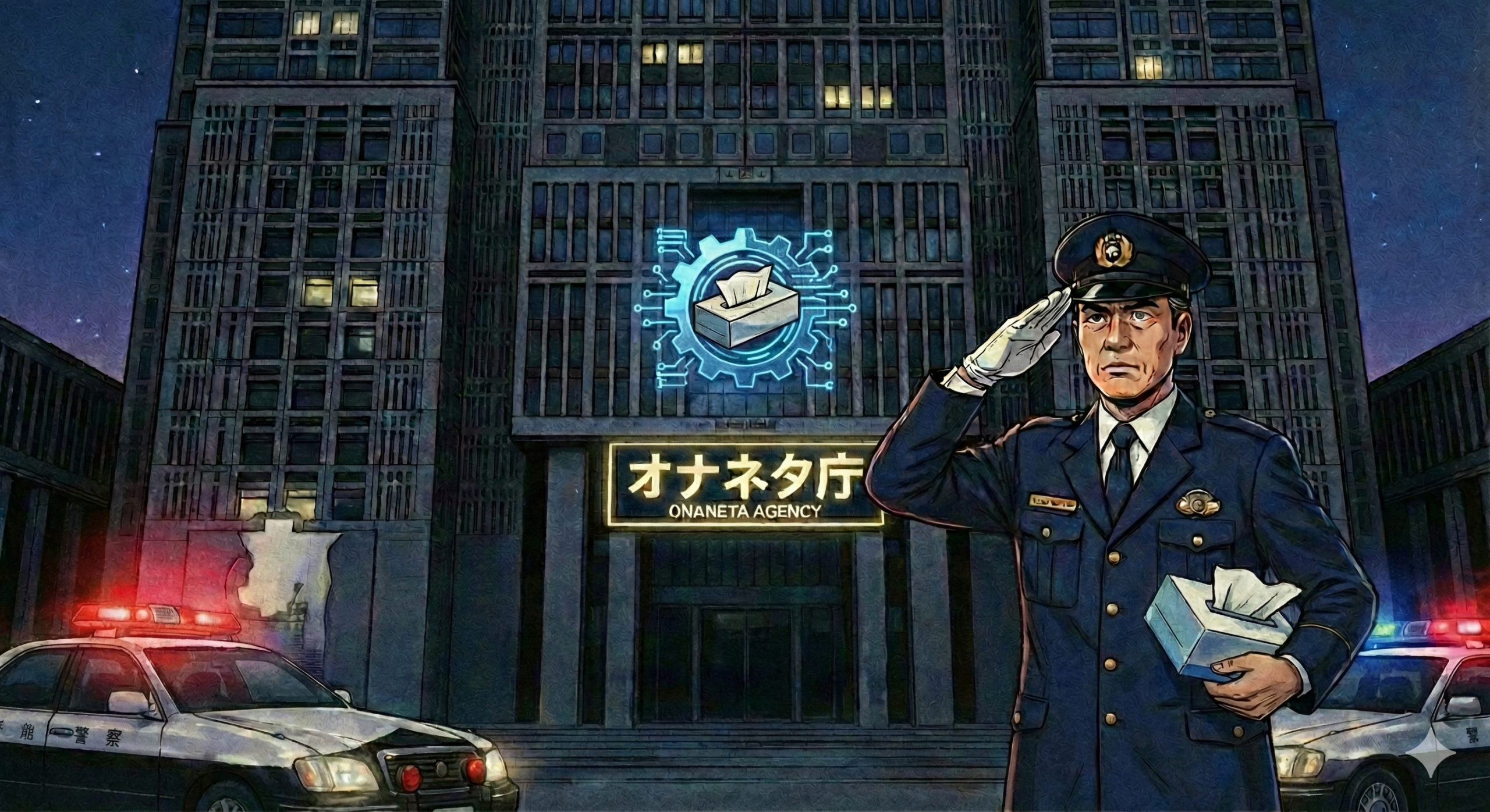 オナネタ庁のティッシュ管理官